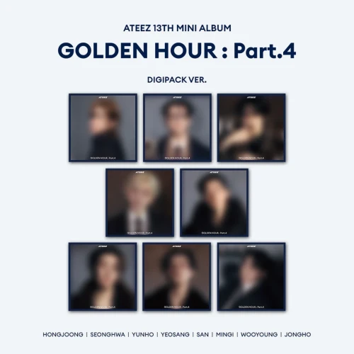 ATEEZ] 13th Mini Album 'GOLDEN HOUR: Part.4' (DIGIPACK ver