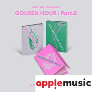 [ATEEZ] 14th Mini Album 'GOLDEN HOUR: Part.5' (+ applemusic POB)