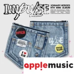 [Xdinary Heroes] 9th Mini Album 'IMPULSE' (DENIM POUCH ver.) (+applemusic POB)