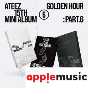 [ATEEZ] 15th Mini Album GOLDEN HOUR: Part.6' (+applemusic POB)