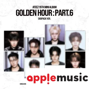 [ATEEZ] 15th Mini Album GOLDEN HOUR: Part.6' (DIGIPACK ver.) (+applemusic POB)