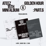 [ATEEZ] 15th Mini Album GOLDEN HOUR: Part.6' (POCAALBUM ver.)