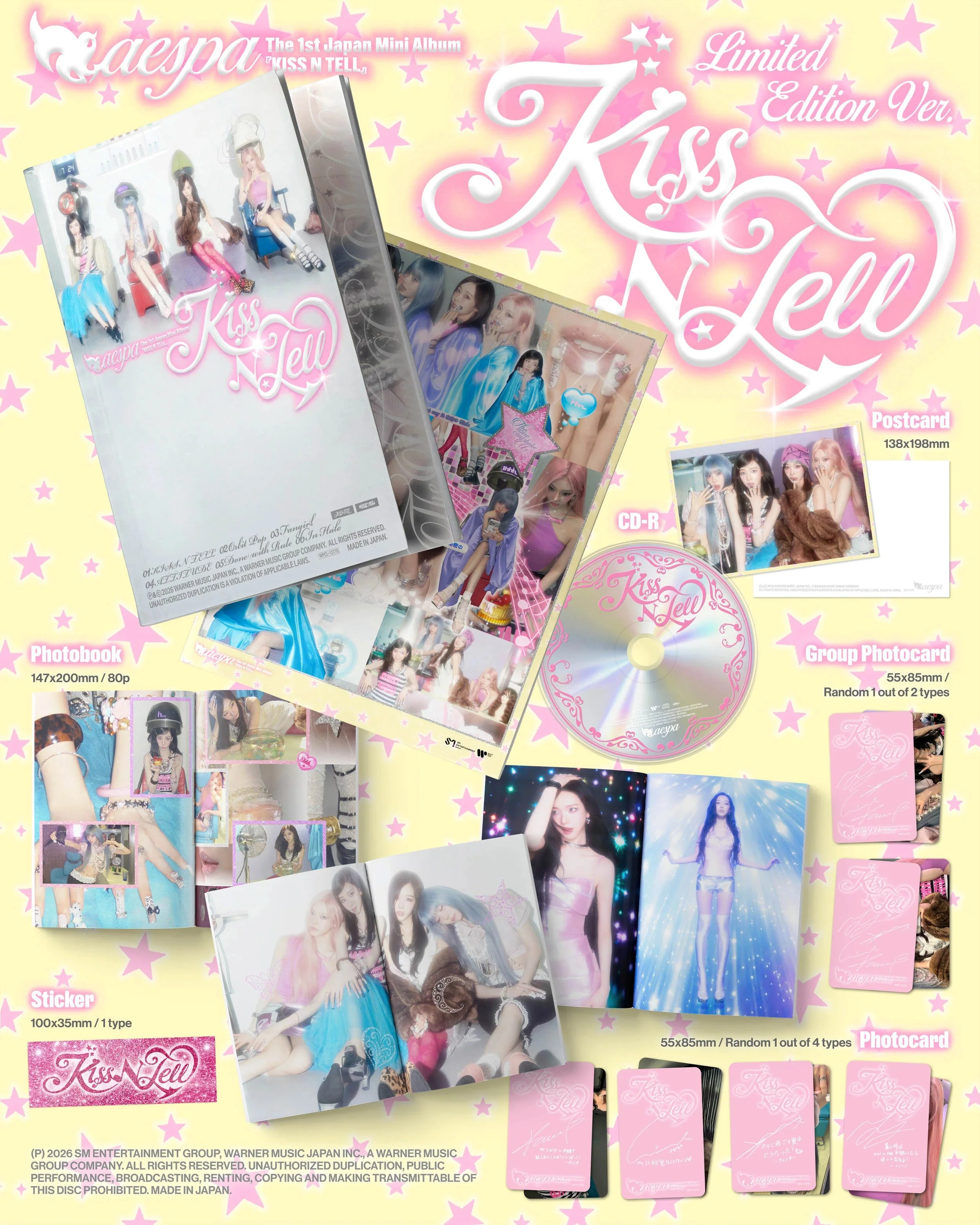 aespa kiss n tell limited zawartość