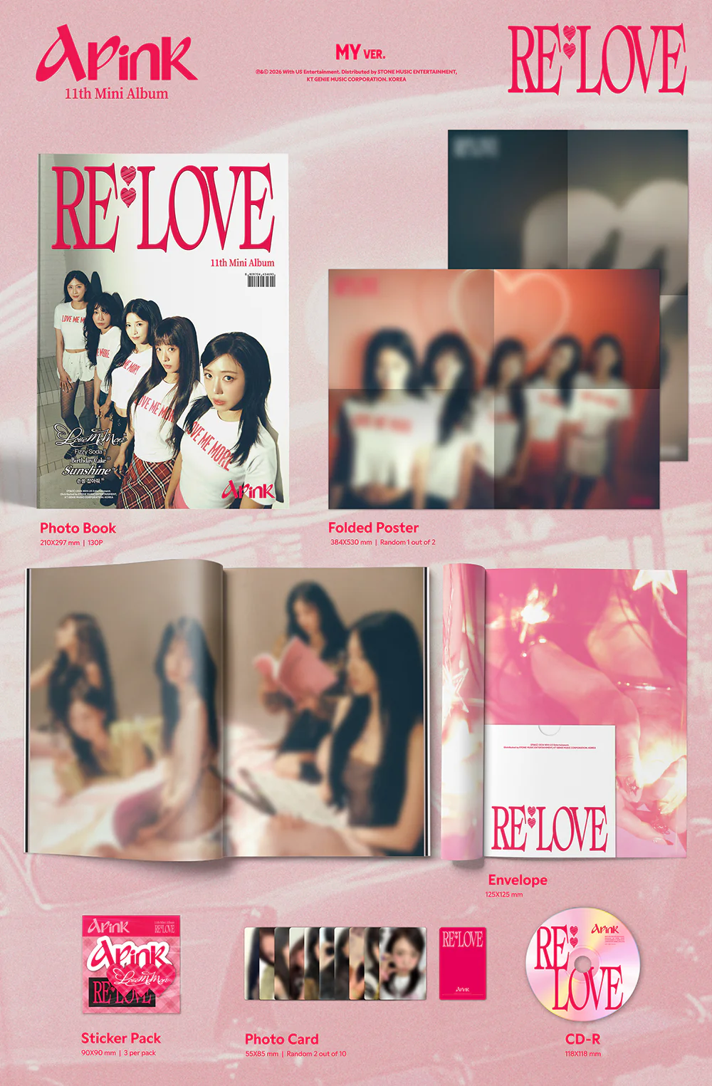 Apink RE LOVE zawartość
