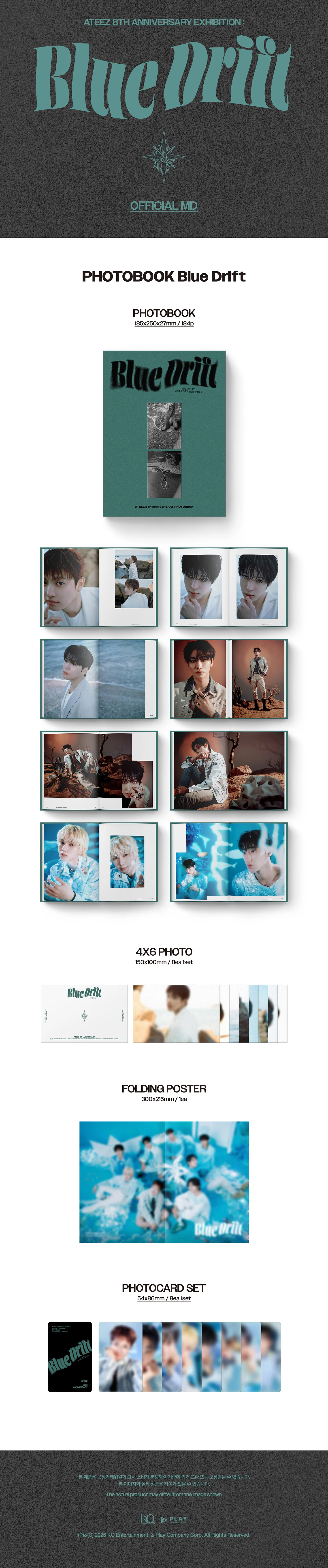 ateez blue drift zawartość