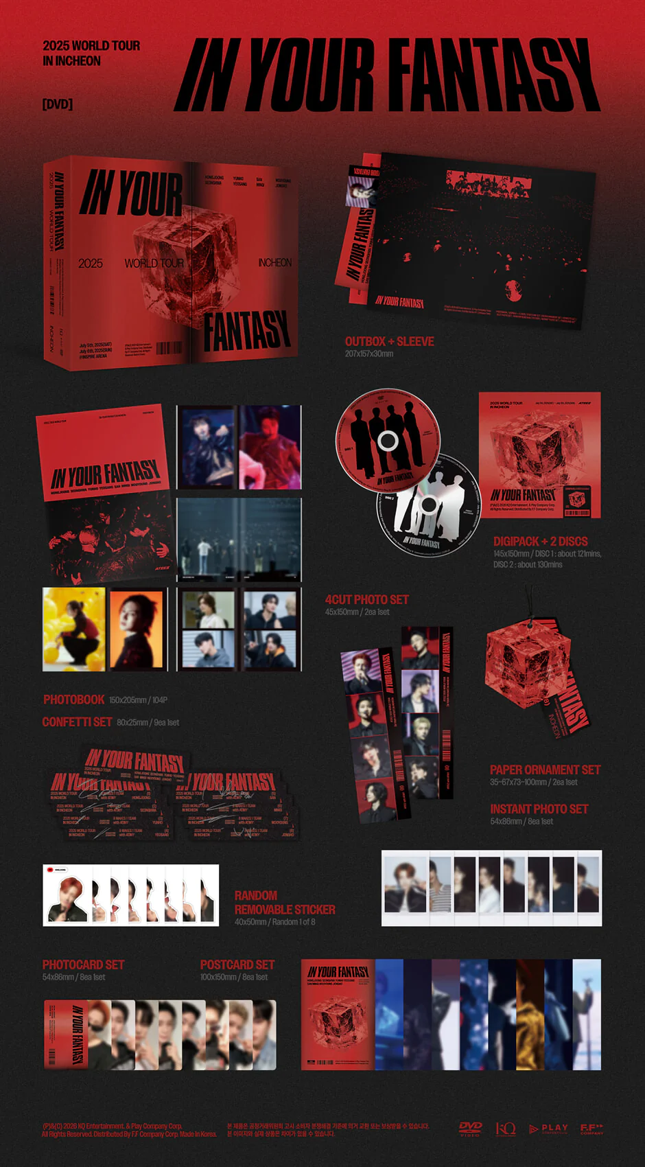ateez in your fantasy dvd zawartość