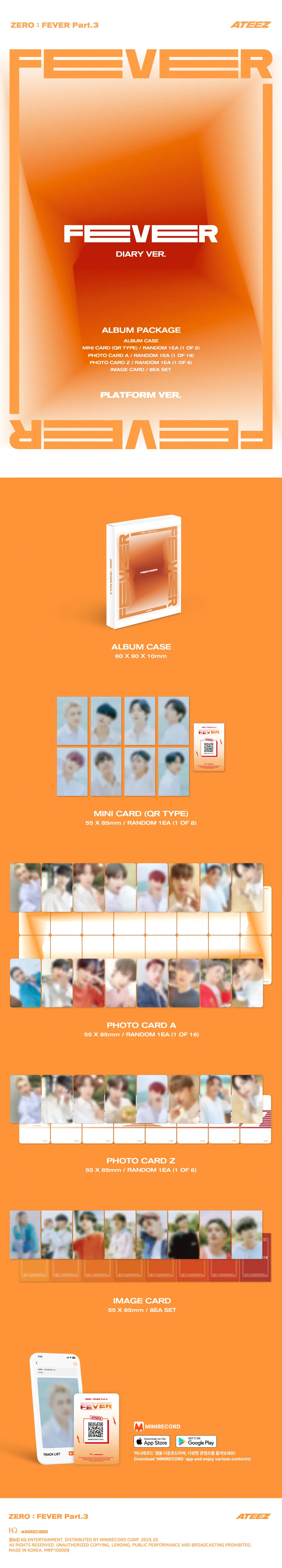 ateez zero fever part 3 platfrom diary ver zawartość