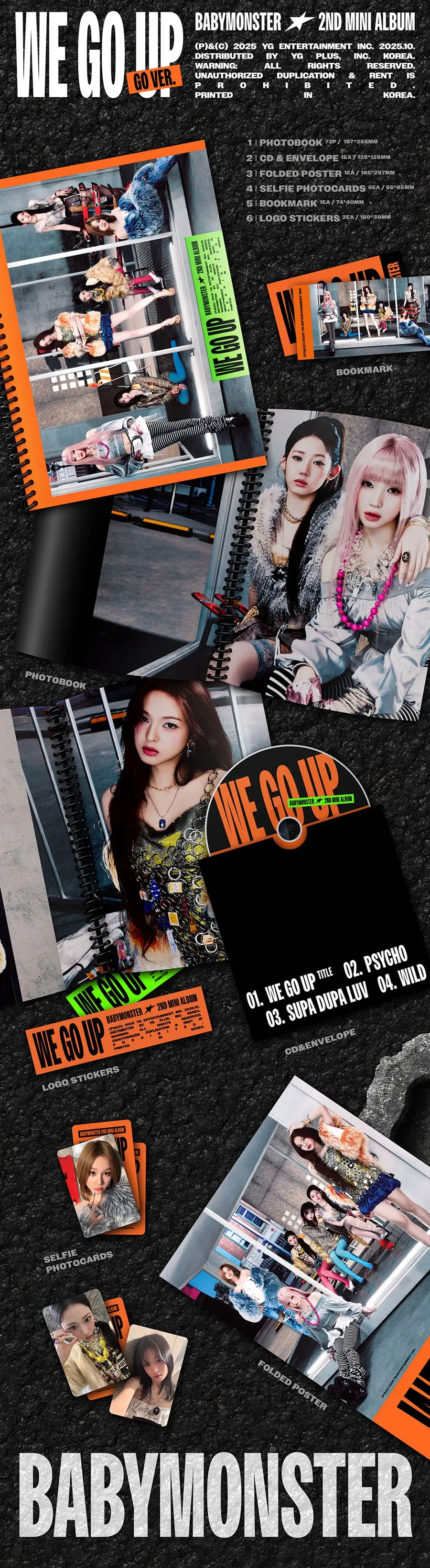 babymonster-2nd-mini-album-we-go-up-go-ver-zawartosc