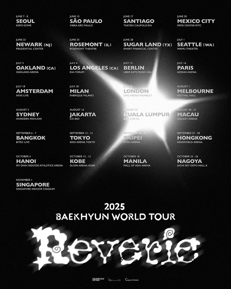 baekhyun solo tour reverie
