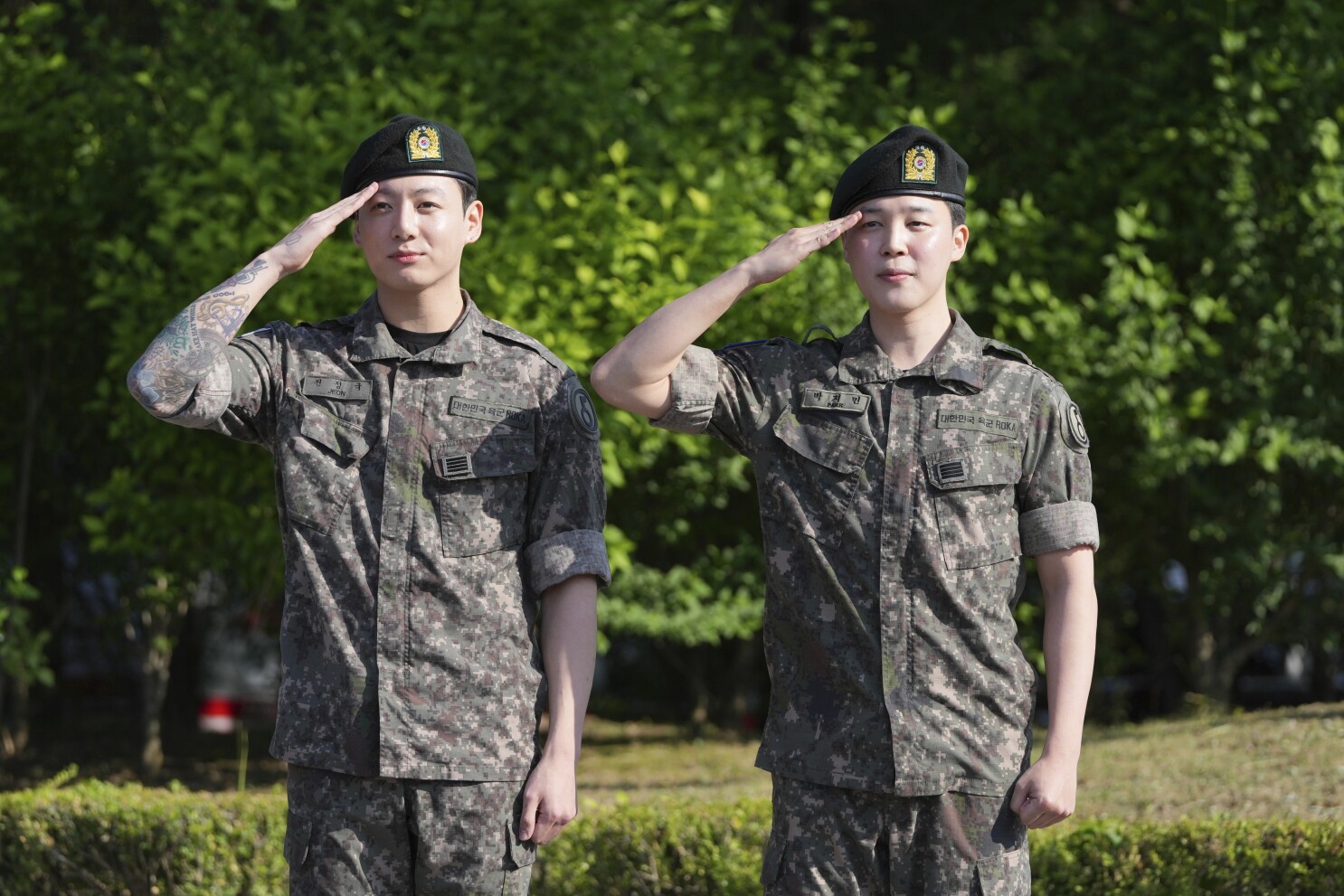 bts jimin jk back from military
