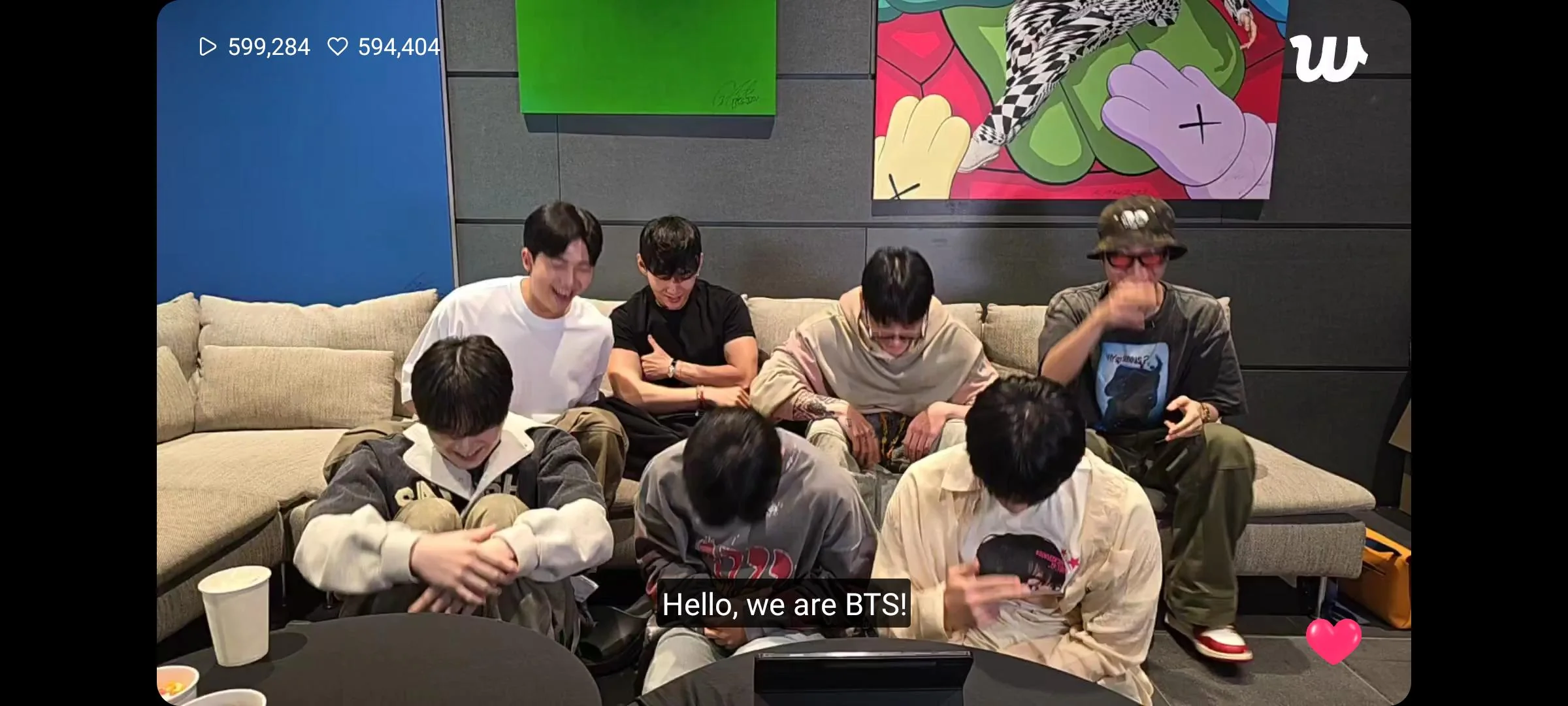 bts weverse live ot7