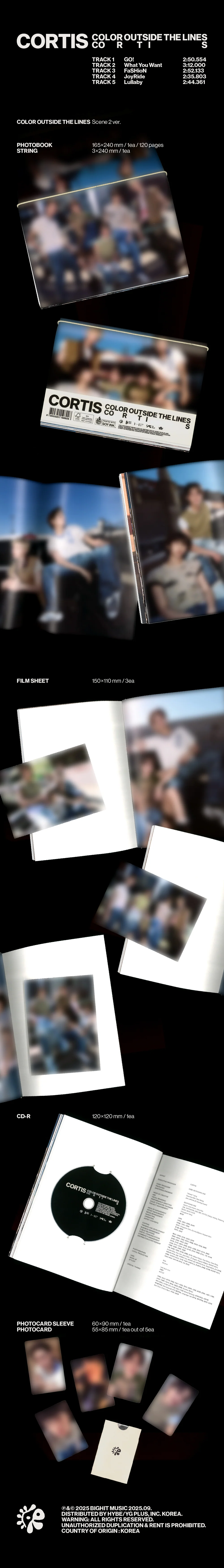 CORTIS COLOR OUTSIDE THE LINES – zawartość 2