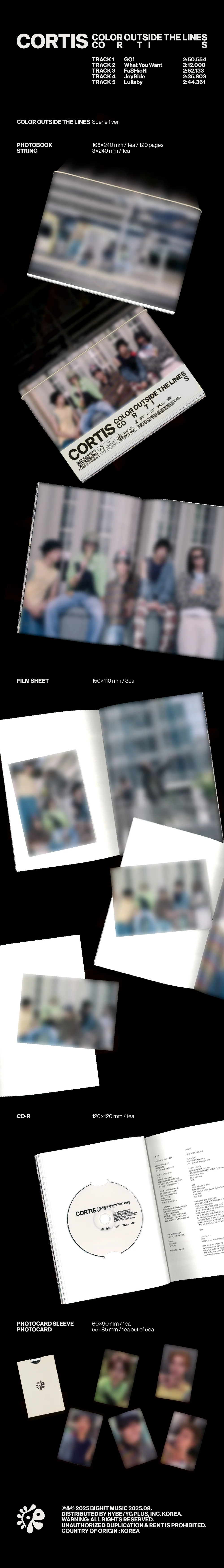 CORTIS COLOR OUTSIDE THE LINES – zawartość 1