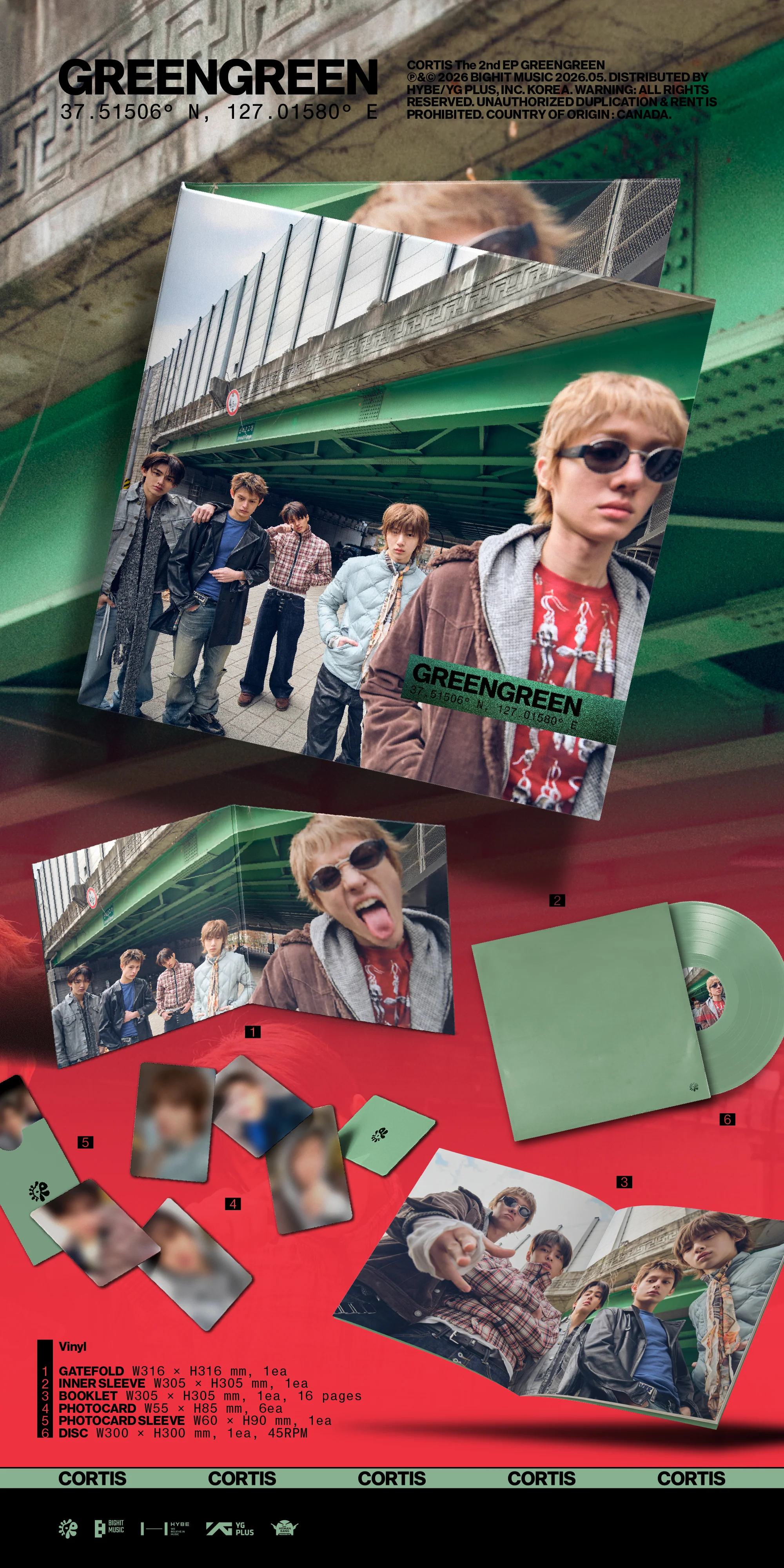 cortis greengreen vinyl zawartość