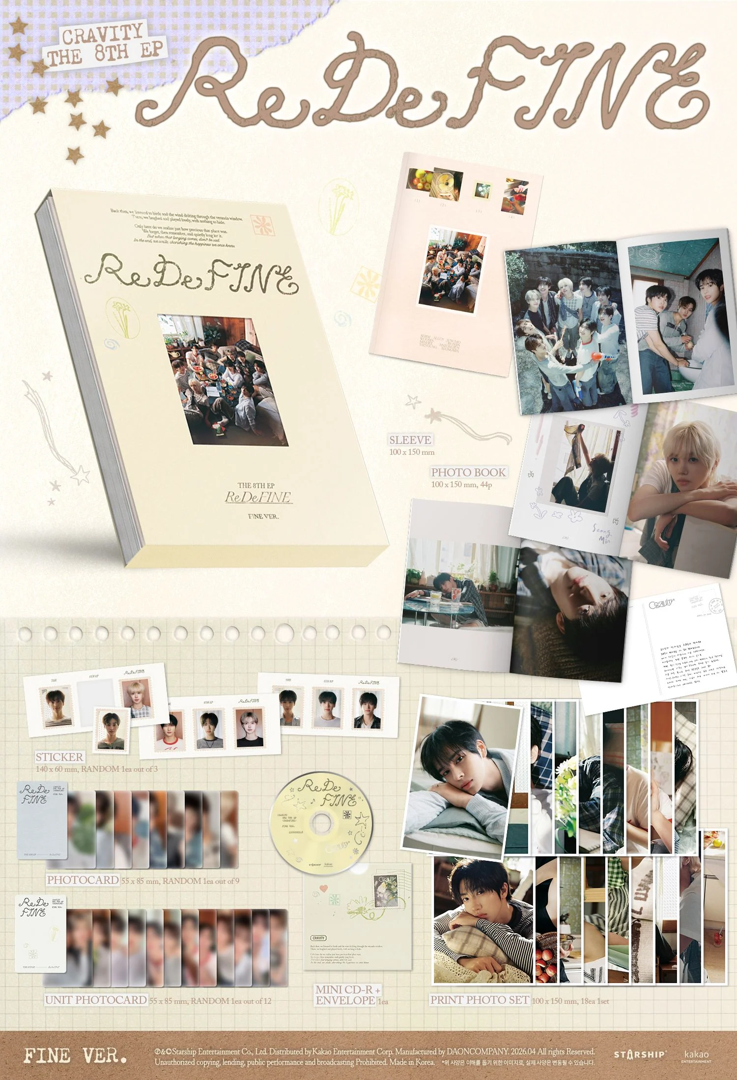 cravity redefine fine ver zawartość