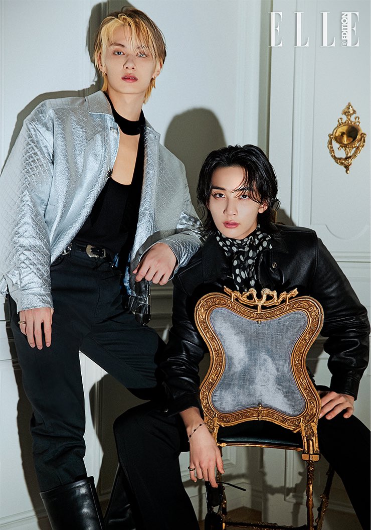 jun i jeonghan dla elle magazine