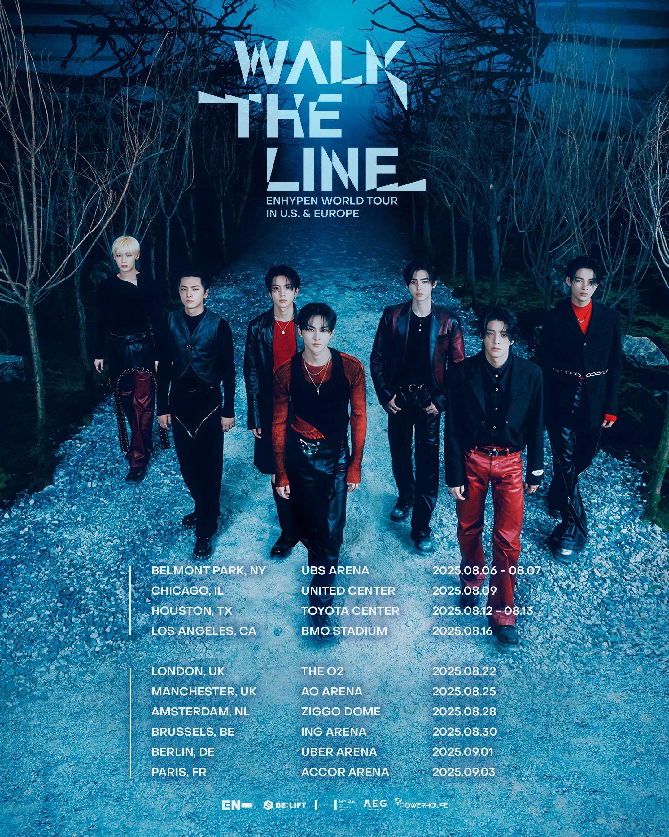 enhypen tour walk the line