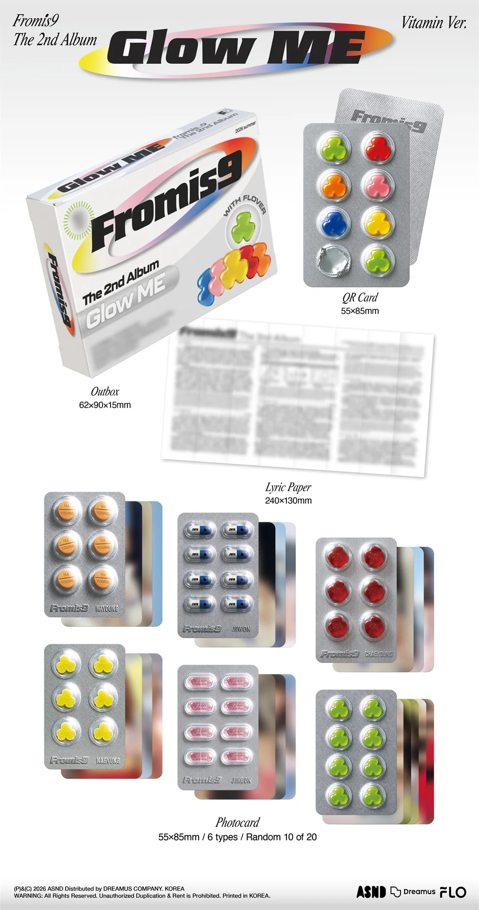 fromis 9 glow me vitamin zawartość