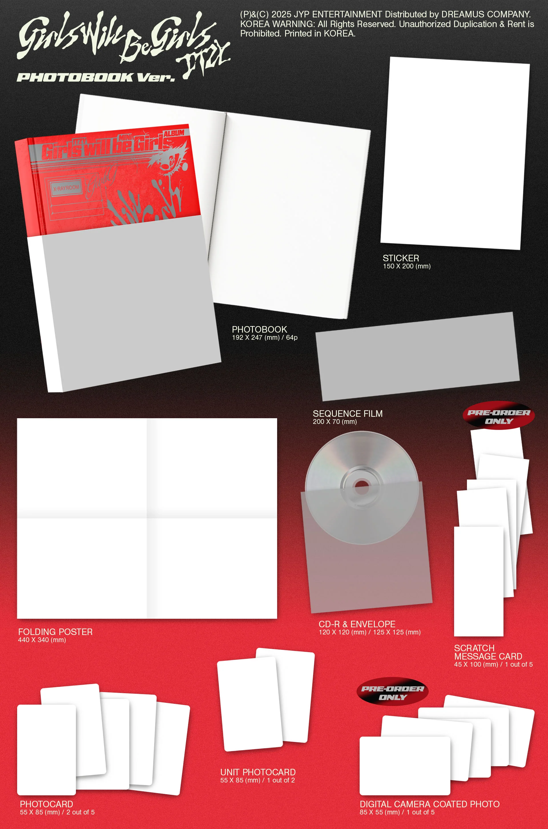 itzy girls will be girls zawartość