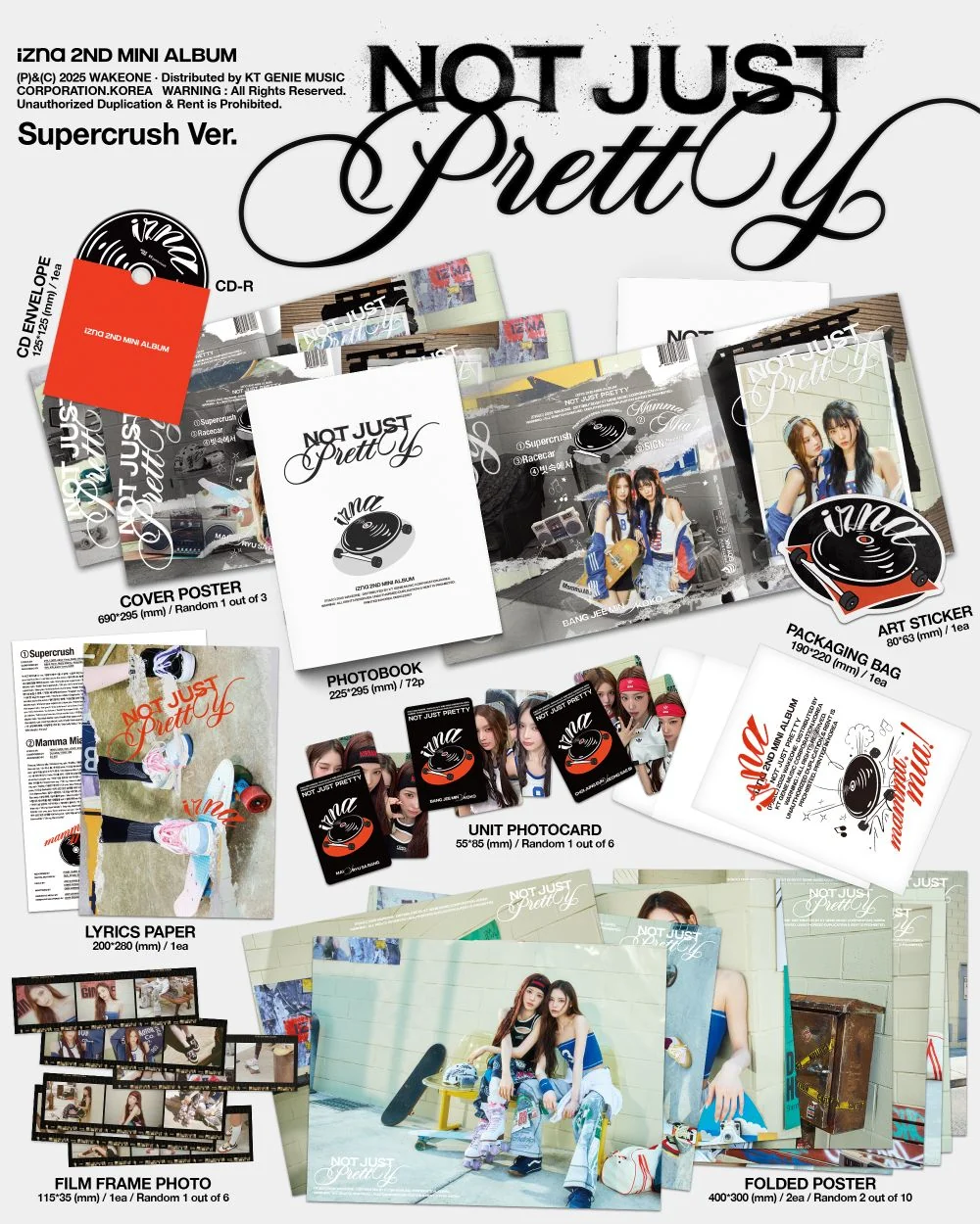 izna not just pretty posterbook zawartość