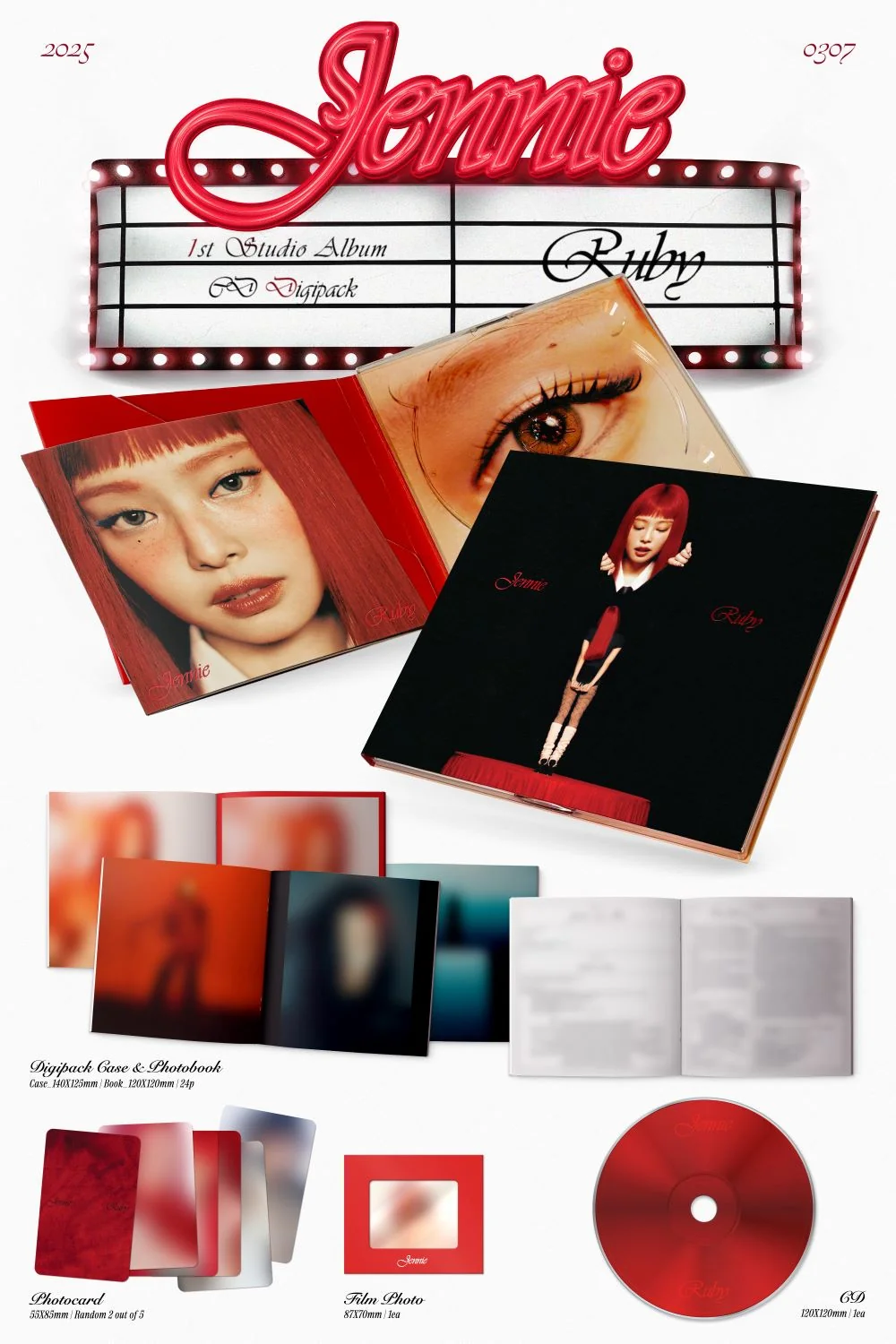 jennie ruby digipack zawartość