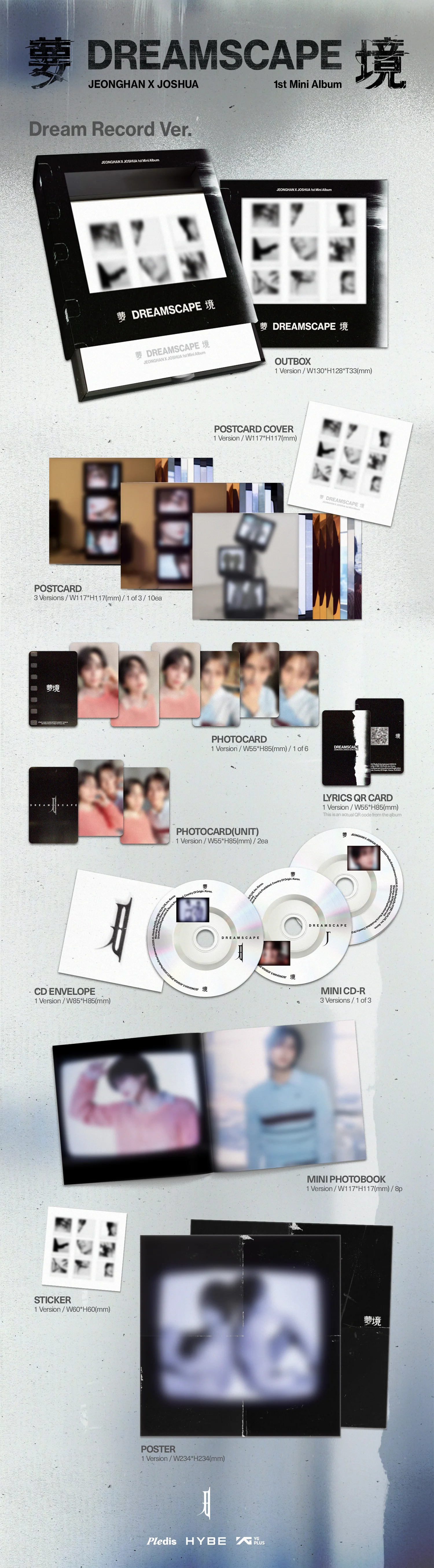 jeonghan joshua dreamscape dream record zawartość