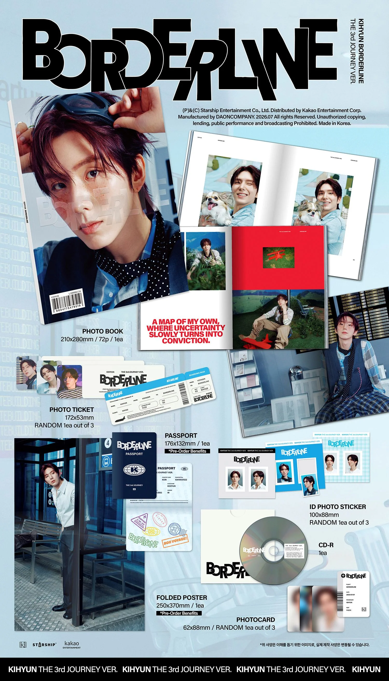 kihyun borderline journey zawartość