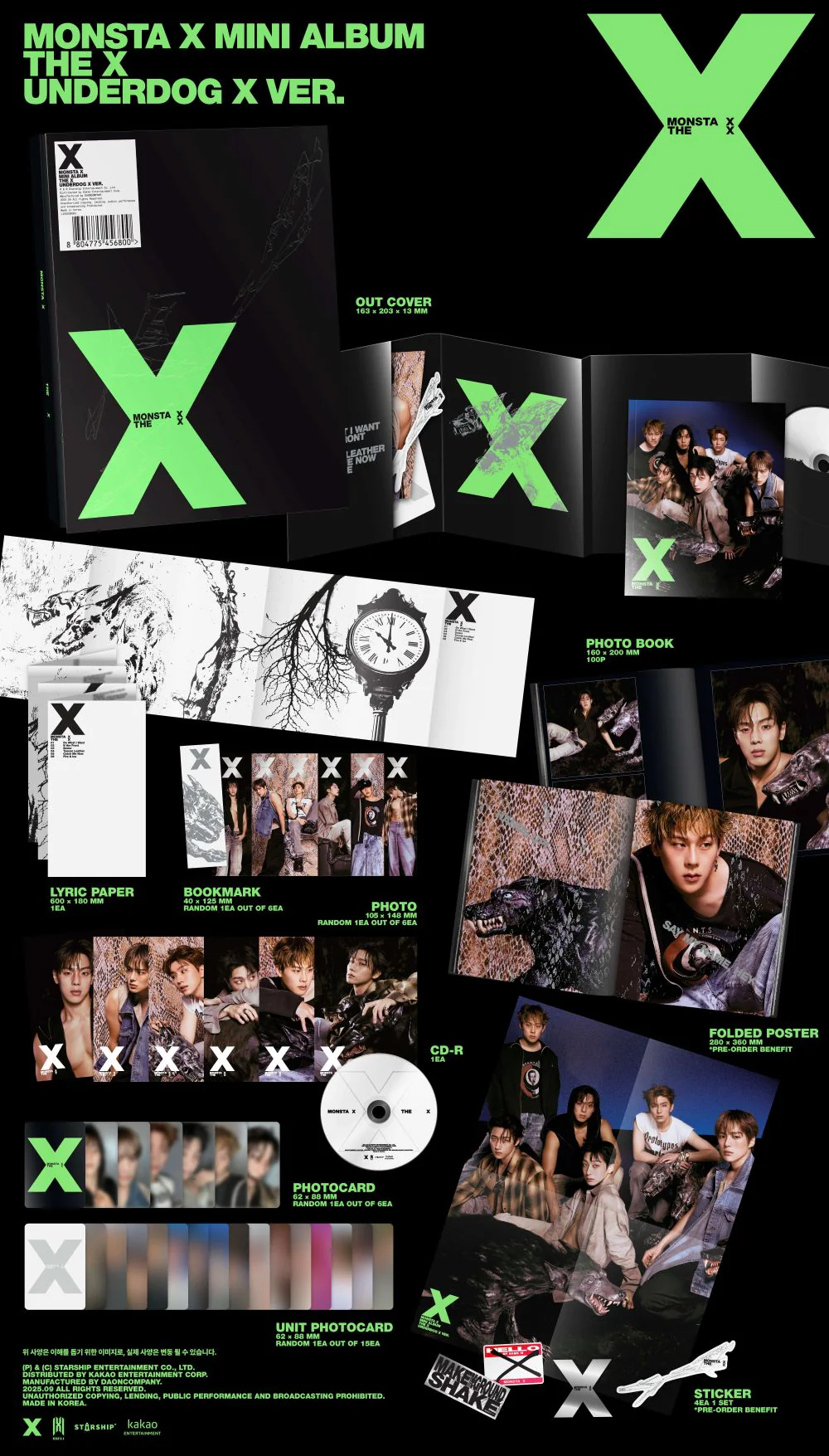 monsta x the x underdog zawartość