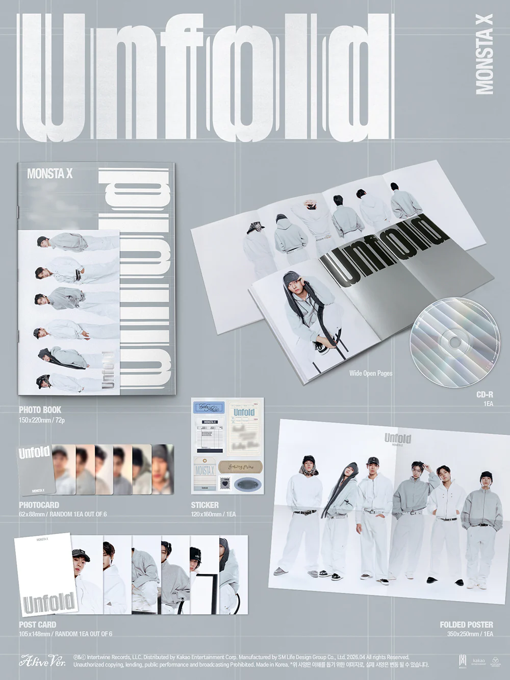 monsta x unfold alive zawartość