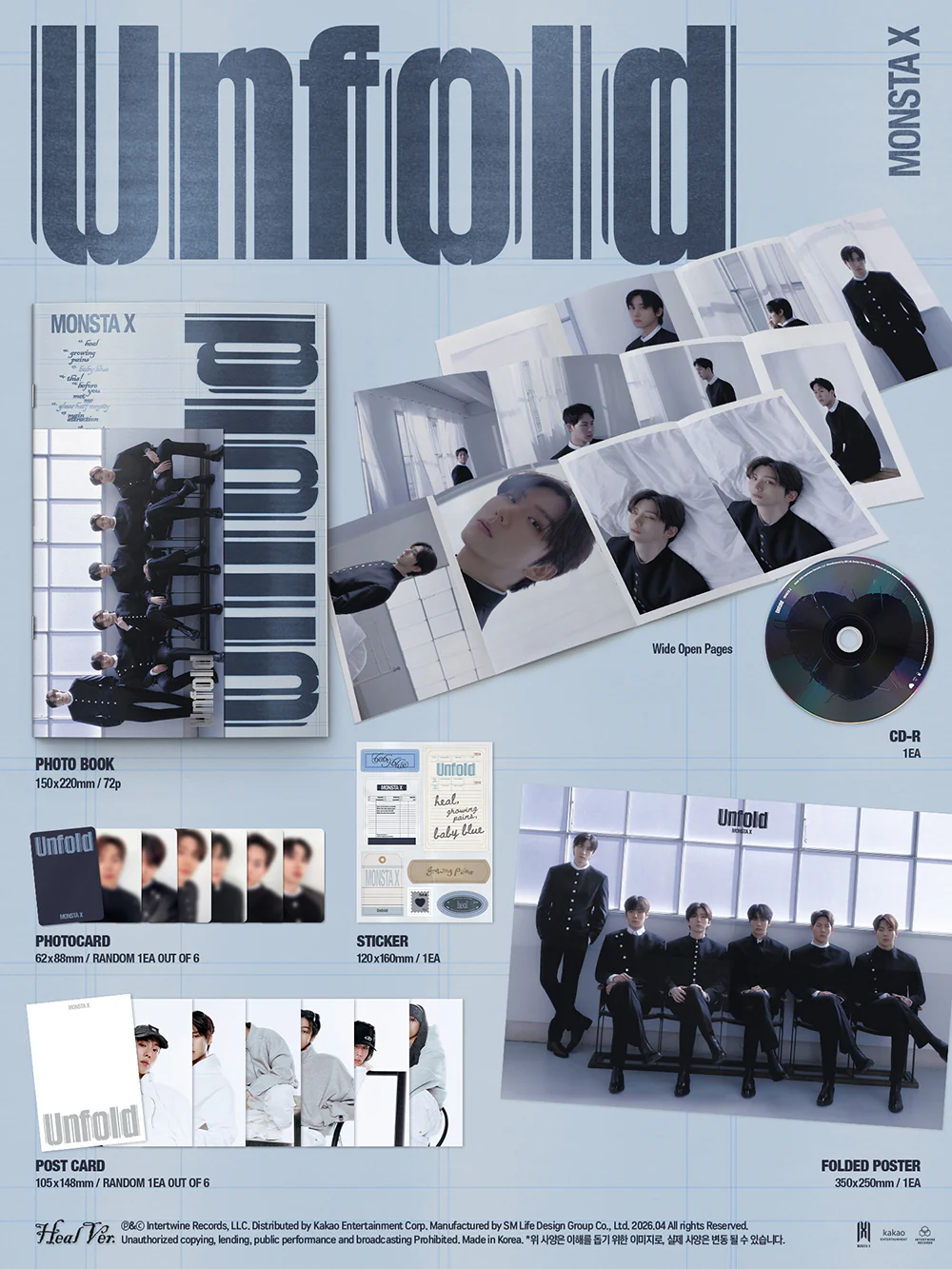 monsta x unfold heal zawartość