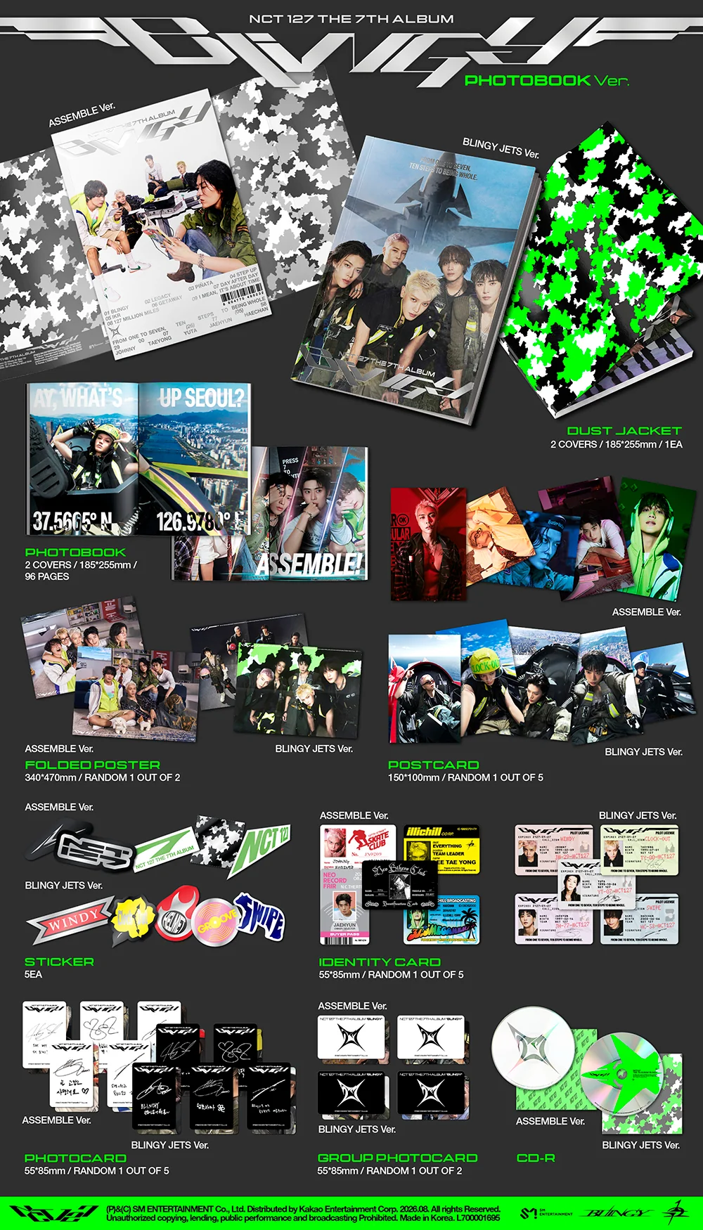 nct127 blingy zawartość