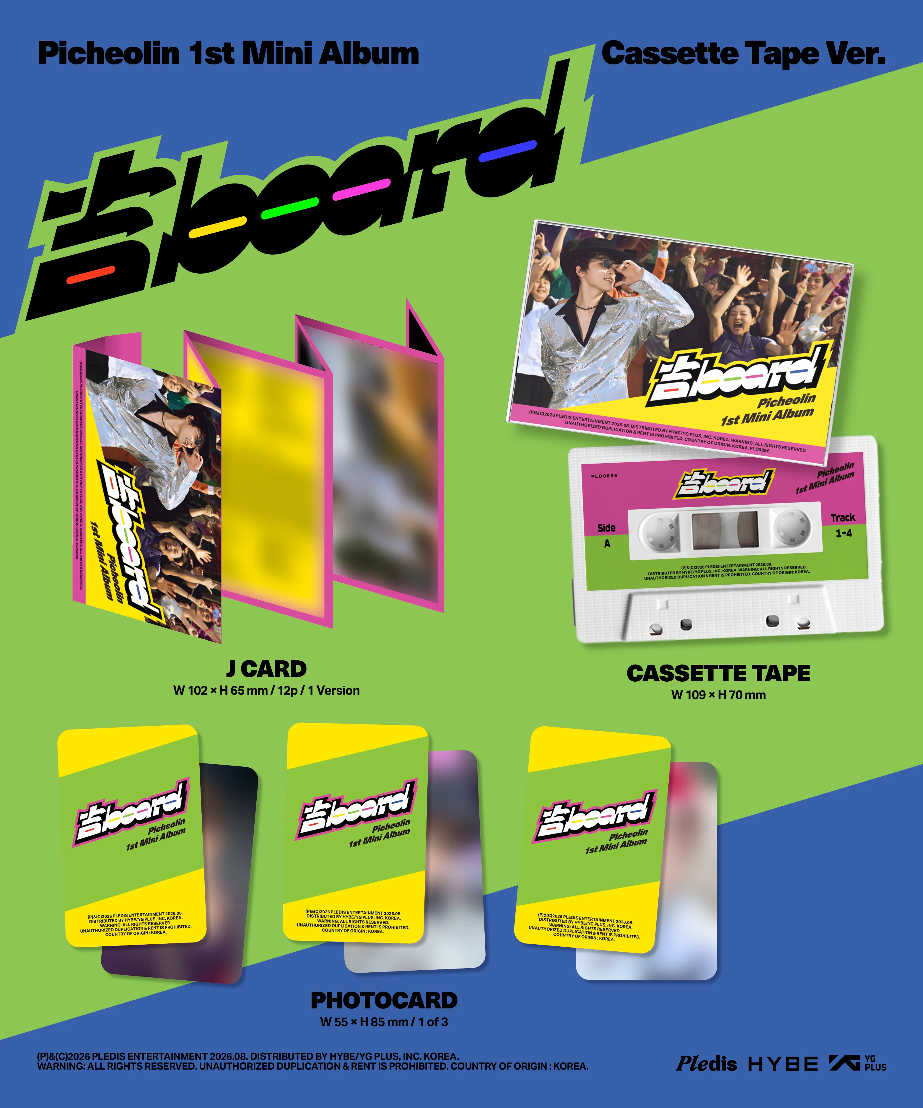picheolin board cassette zawartość