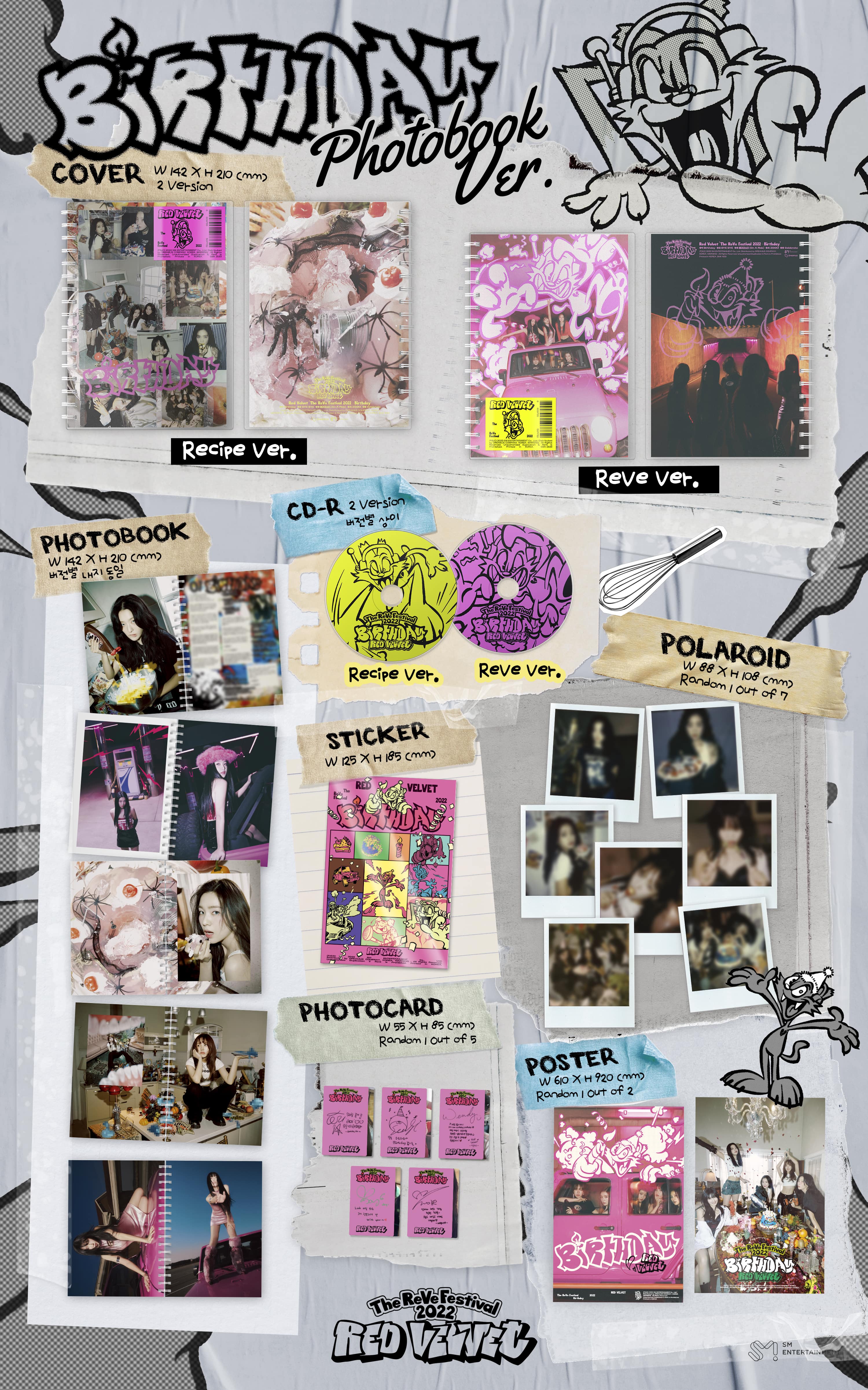 red velvet the reve festival photobook zawartość