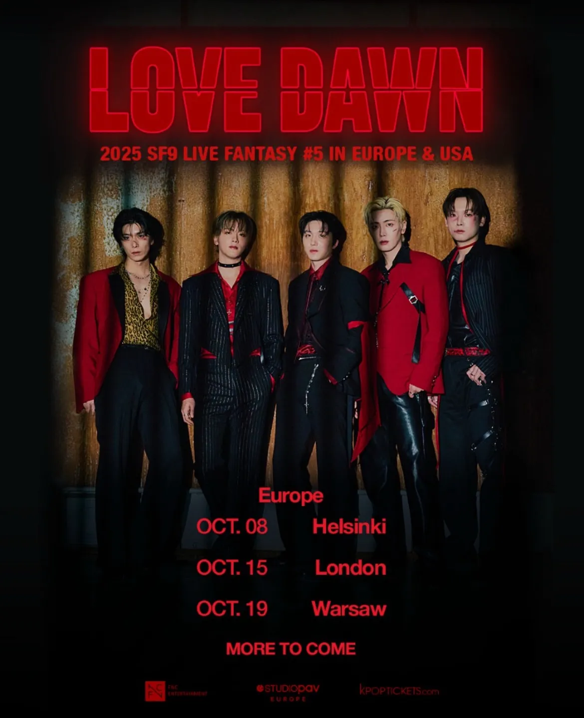 sf9 love dawn tour