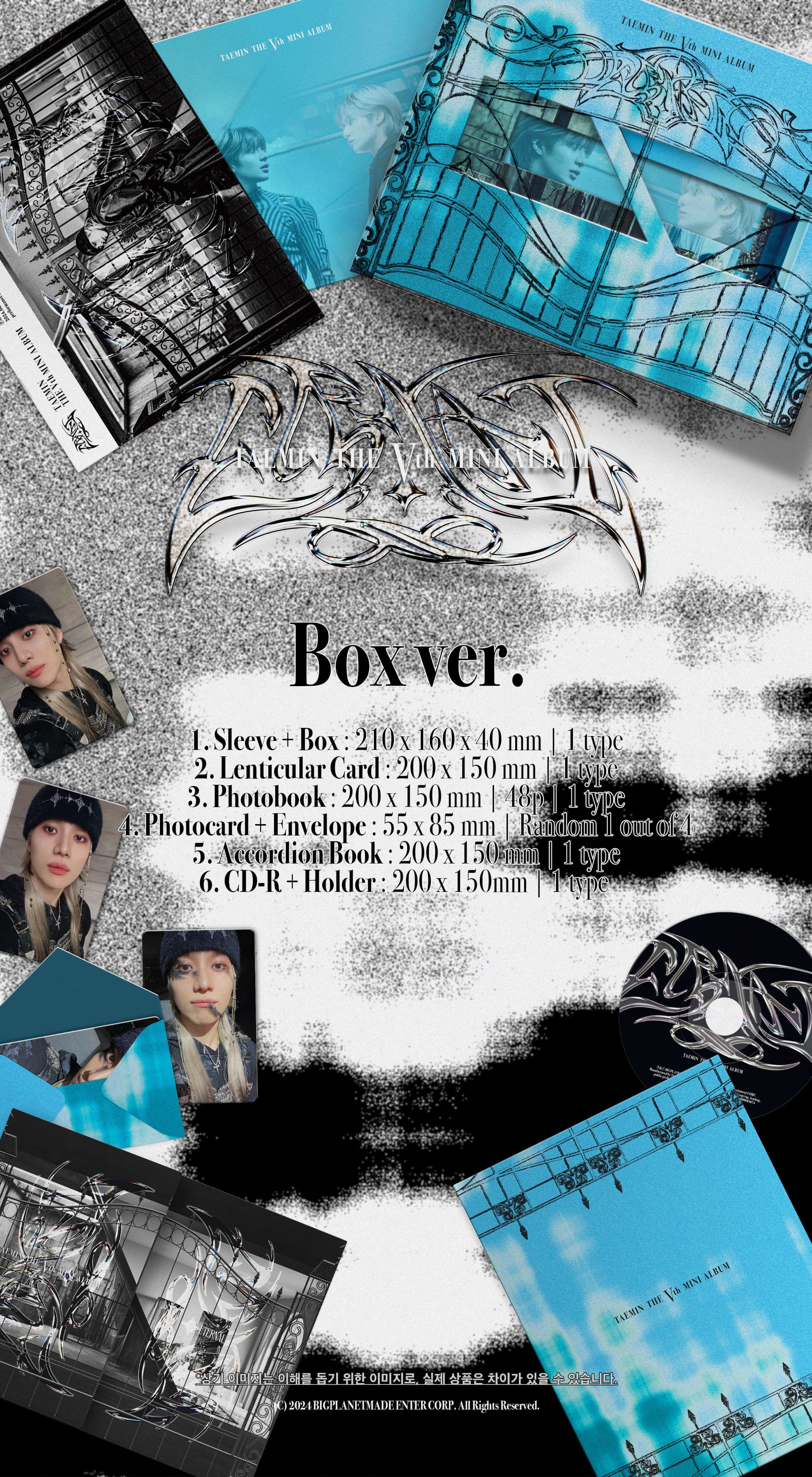 taemin eternal box zawartość