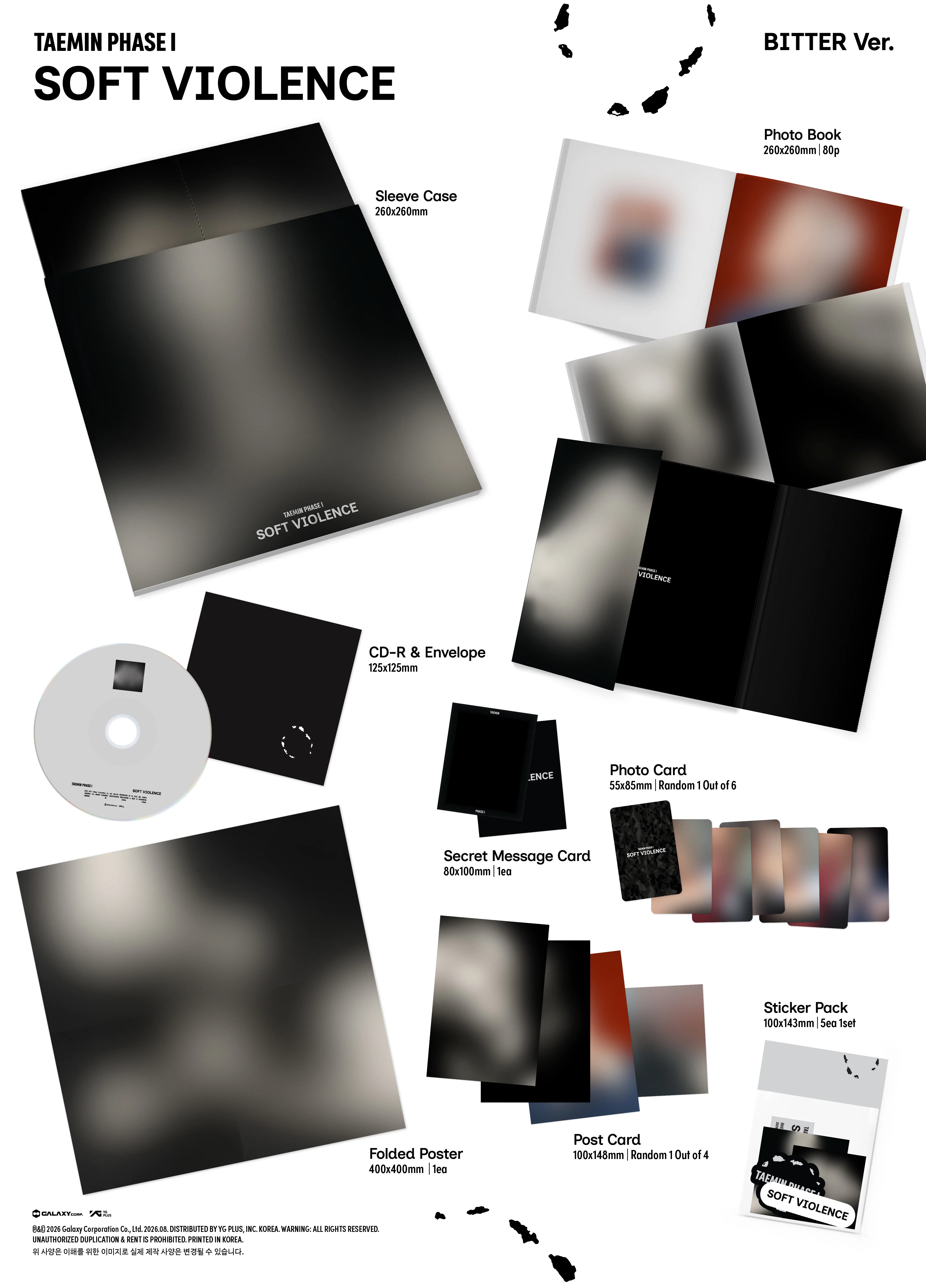 taemin phase1 soft violence photobook zawartość 2