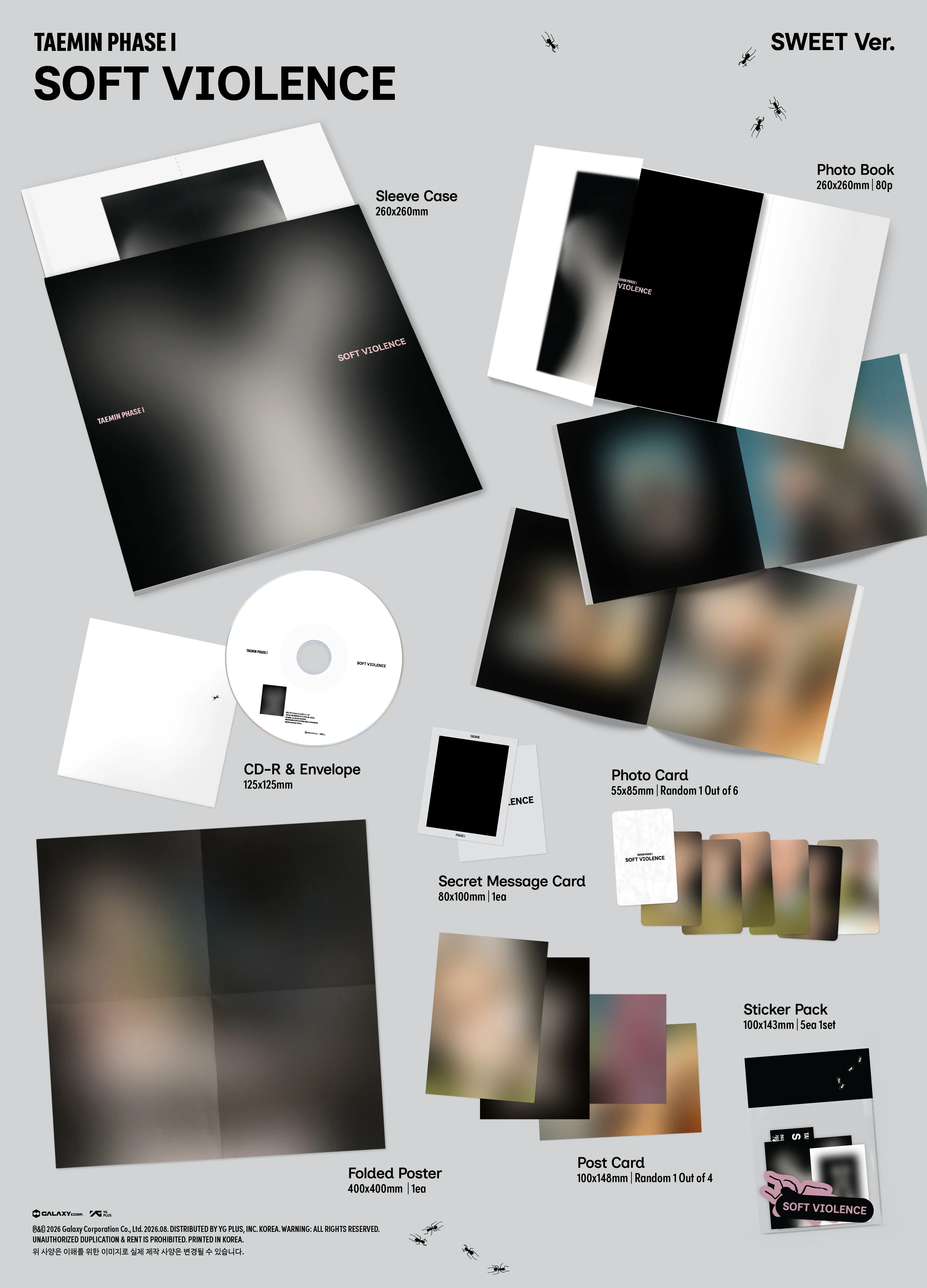 taemin phase1 soft violence photobook zawartość