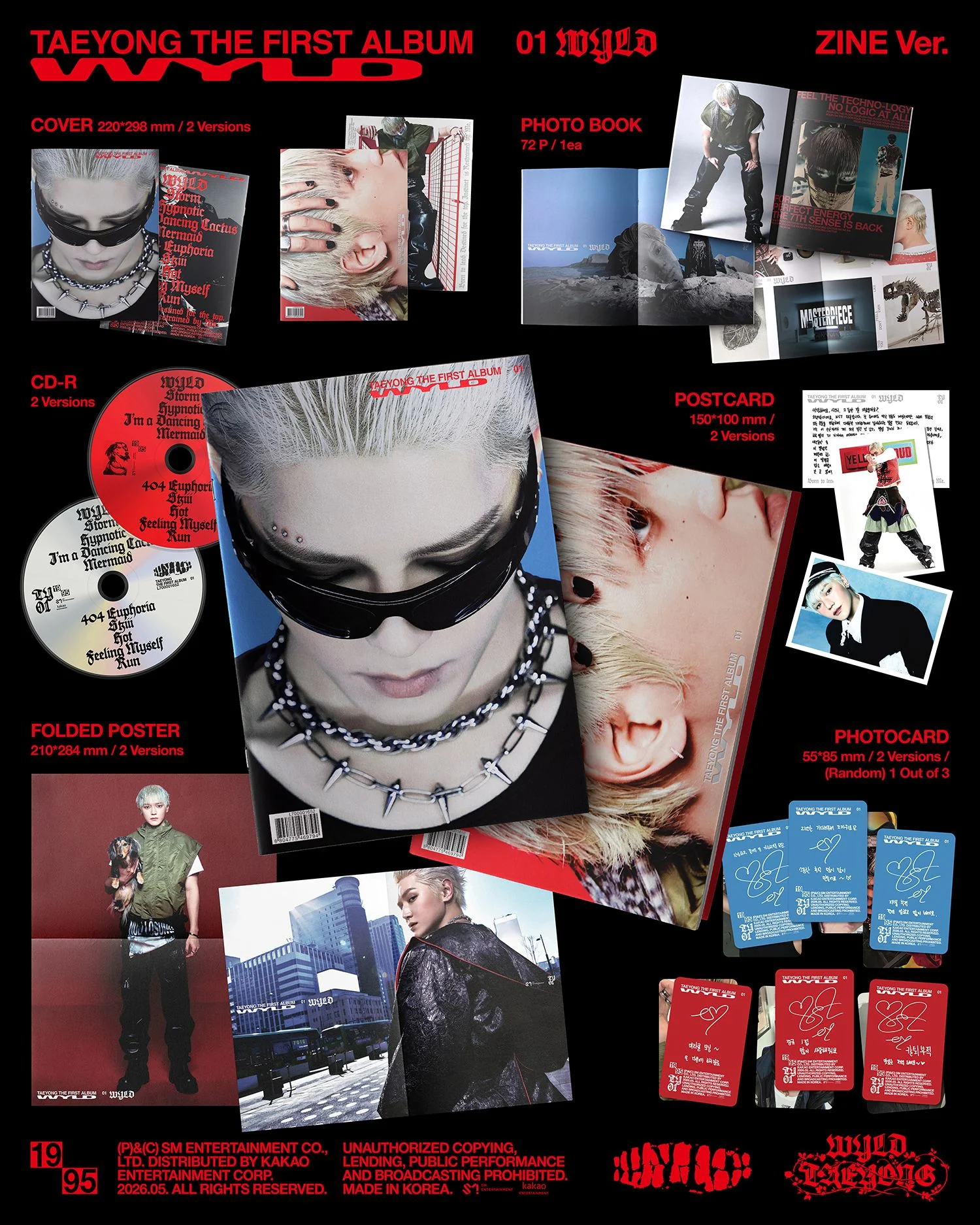 taeyong wyld zine zawartość