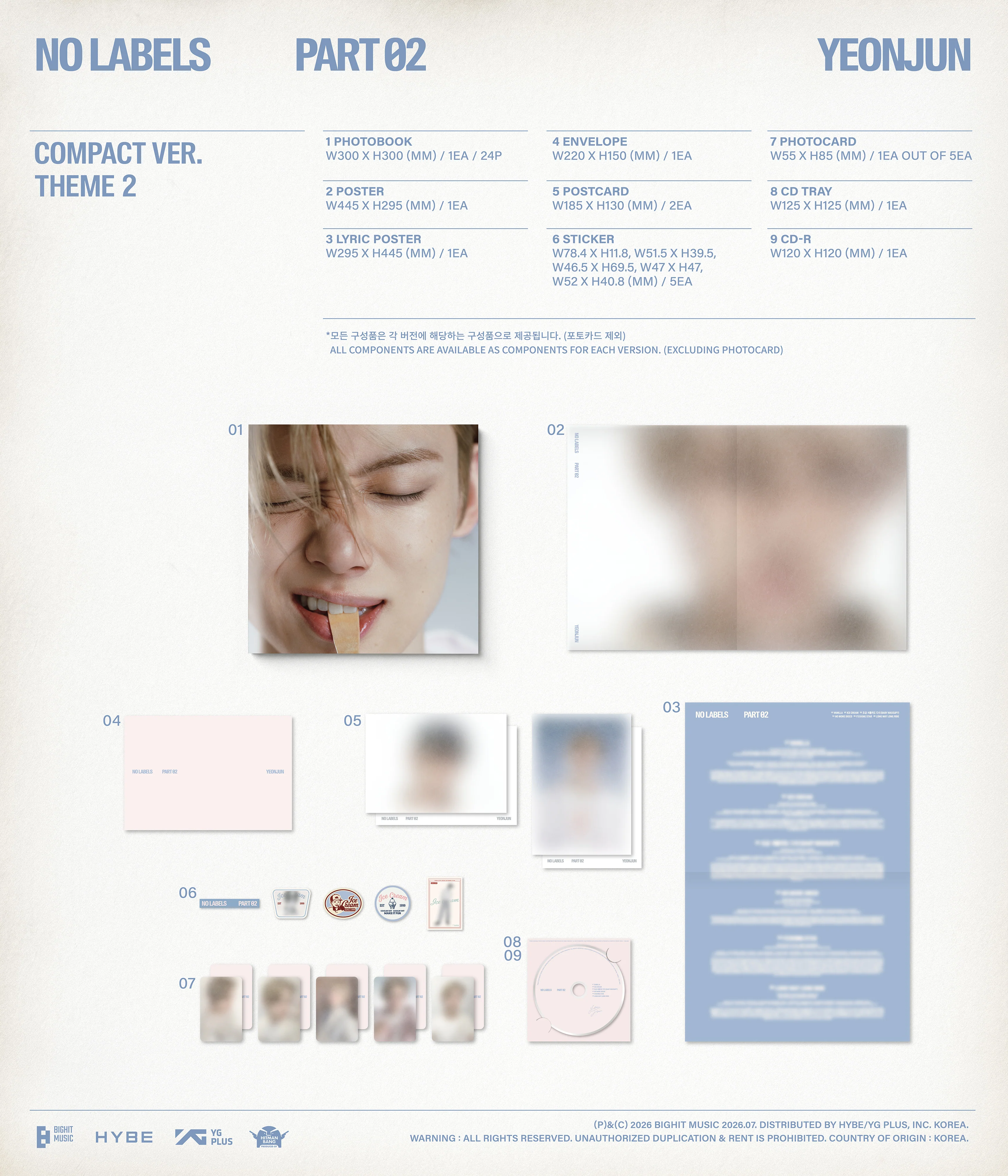 yeonjun no labels part 2 compact theme 2 zawartość