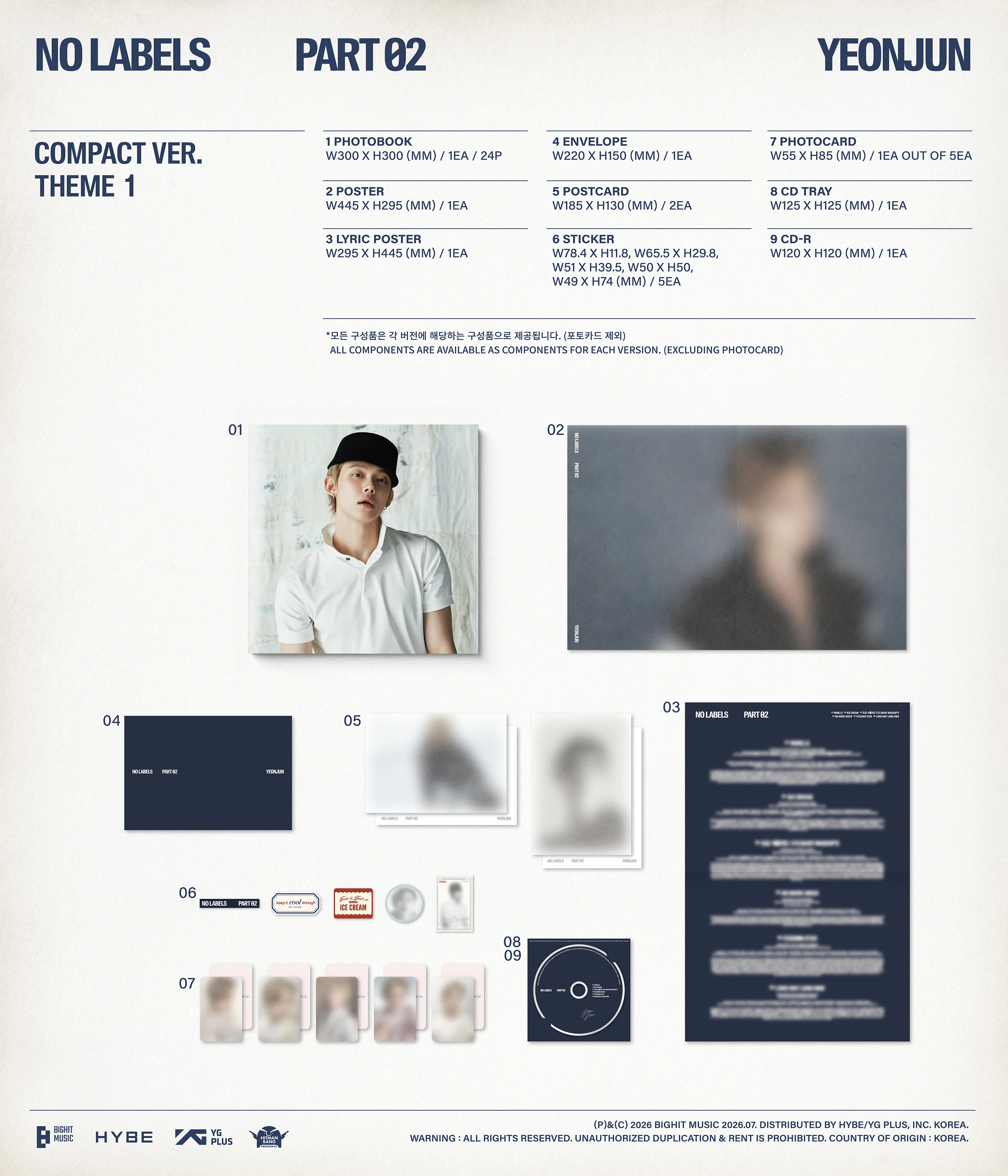 yeonjun txt no labels part 2 compact zawartość