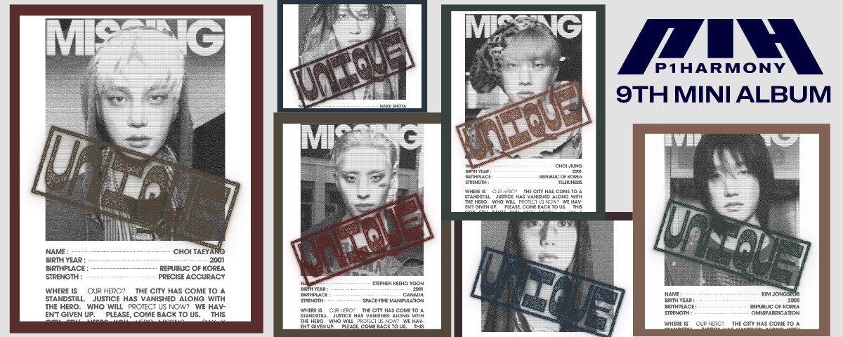 [P1Harmony] 9th Mini Album 'UNIQUE'